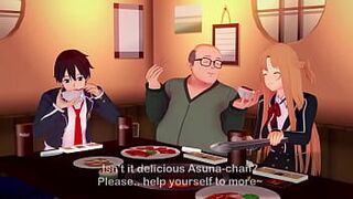 История гипноза Асуна и Нисида - порно видео