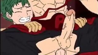 Деку х Киришима - порно видео