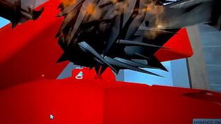 Демон спаривается с глоткой богатой фембойши - порно видео